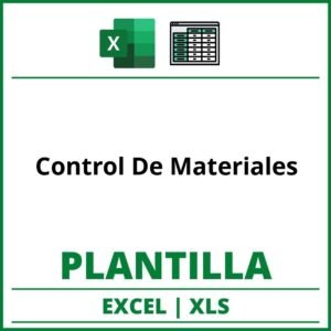 PLANTILLA CONTROL MATERIALES